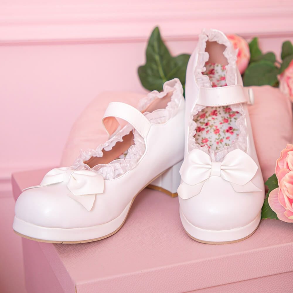 ストラップロリータ靴001 白 | 女装用品通販専門店 PinkyCloset