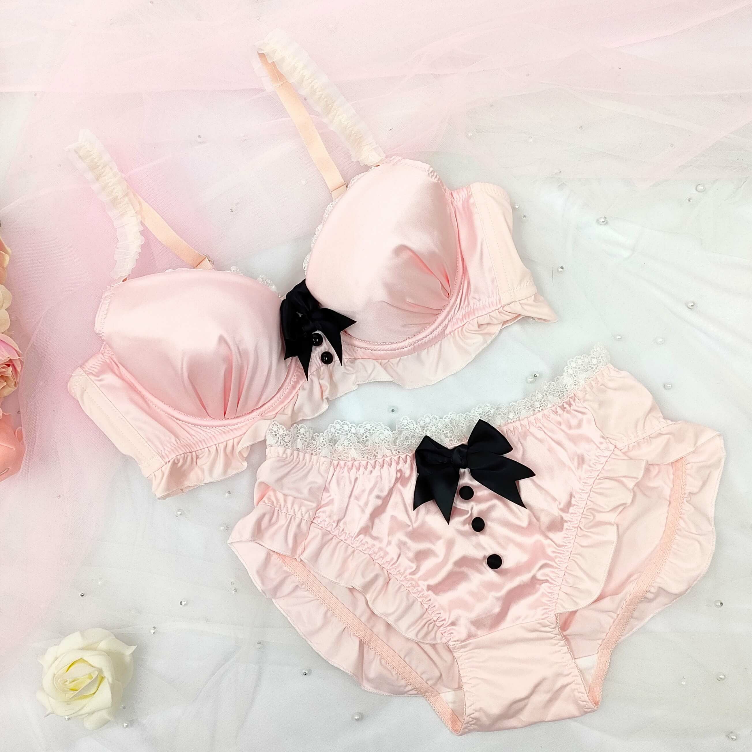 地雷系ブラショーツセット001ピンク | 女装用品通販専門店 PinkyCloset